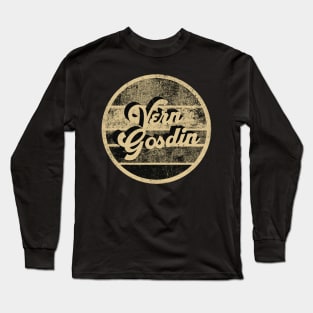 Vern Gosdin Art drawing Long Sleeve T-Shirt